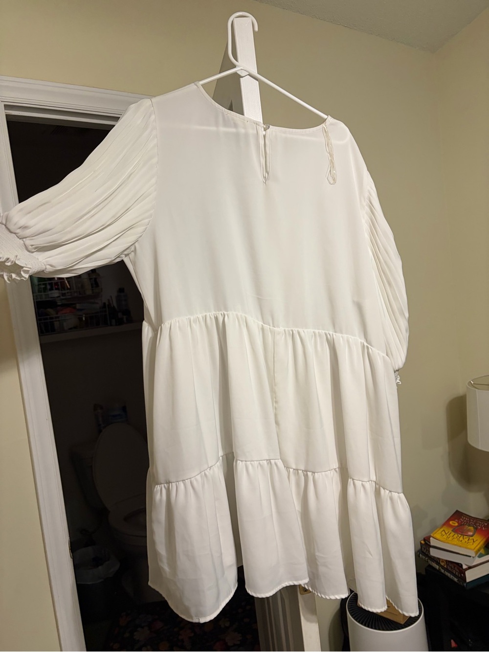 entro white tiered dress - Picture 2 of 3